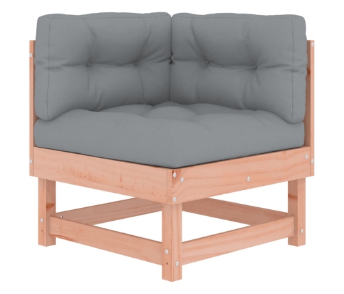 vidaXL stūra dīvāni ar matračiem, 2 gab., Duglasa egles masīvkoks