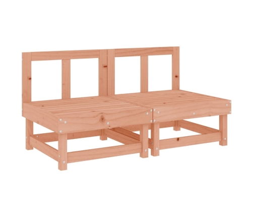 vidaXL vidējie dīvāni ar matračiem, 2 gab., Duglasa egles masīvkoks