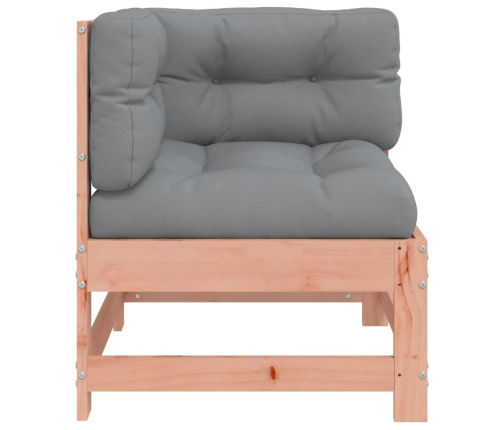 vidaXL stūra dīvāns ar matračiem, Duglasa egles masīvkoks