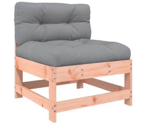 vidaXL vidējais dīvāns ar matračiem, Duglasa egles masīvkoks