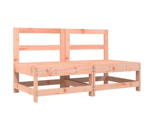 vidaXL vidējie dīvāni ar matračiem, 2 gab., Duglasa egles masīvkoks