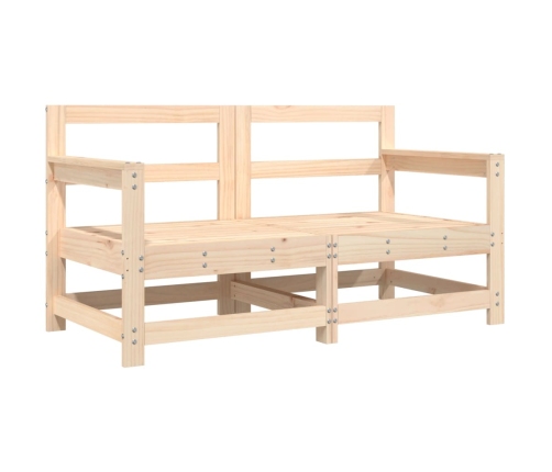 vidaXL dārza krēsli ar matračiem, 2 gab., priedes masīvkoks