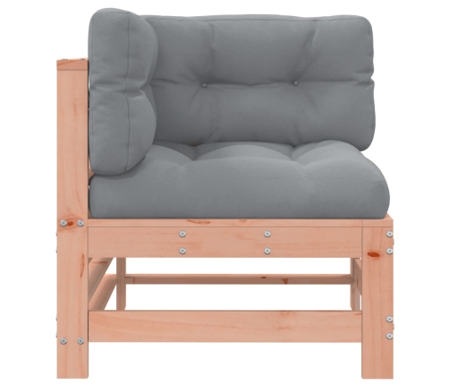 vidaXL stūra dīvāns ar matračiem, Duglasa egles masīvkoks