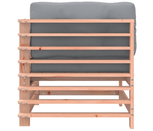 vidaXL stūra dīvāns ar matračiem, Duglasa egles masīvkoks