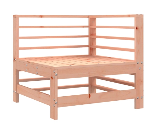 vidaXL stūra dīvāns ar matračiem, Duglasa egles masīvkoks