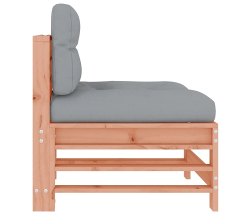 vidaXL vidējais dīvāns ar matračiem, Duglasa egles masīvkoks