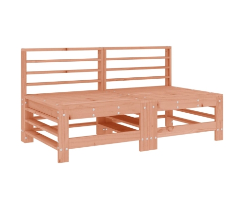 vidaXL vidējie dīvāni ar matračiem, 2 gab., Duglasa egles masīvkoks