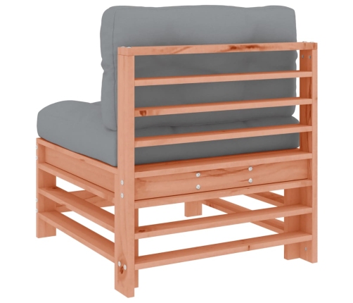 vidaXL vidējie dīvāni ar matračiem, 2 gab., Duglasa egles masīvkoks