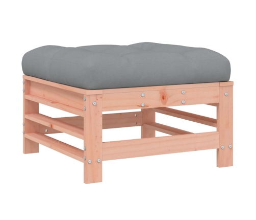 vidaXL dārza soliņi ar matračiem, 2 gab., Duglasa egles masīvkoks