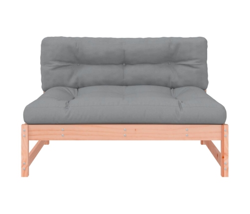 vidaXL vidējais dīvāns, 120x80 cm, Duglasa egles masīvkoks