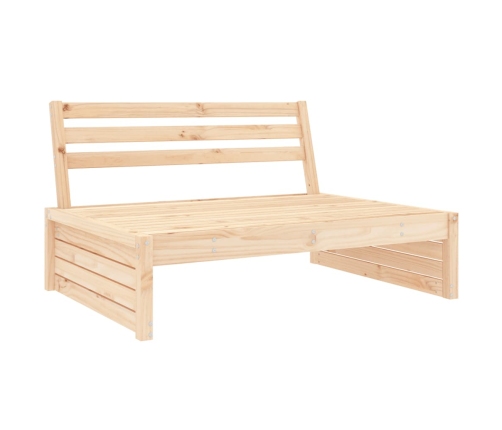 vidaXL vidējais dīvāns, 120x80 cm, priedes masīvkoks