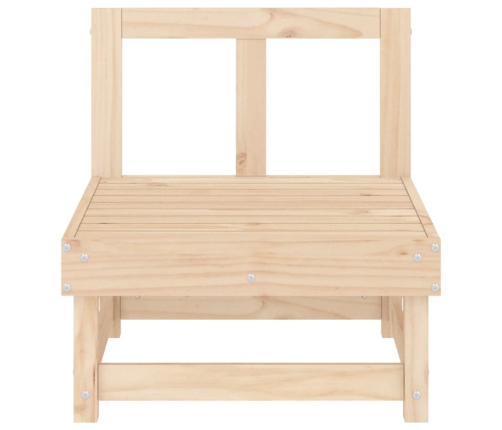 vidaXL vidējais dārza dīvāns, priedes masīvkoks