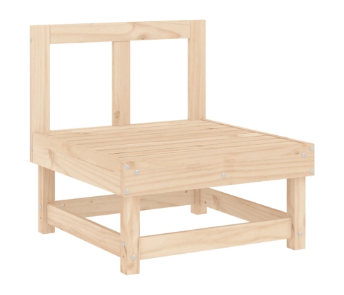 vidaXL vidējie dārza dīvāni, 2 gab., priedes masīvkoks