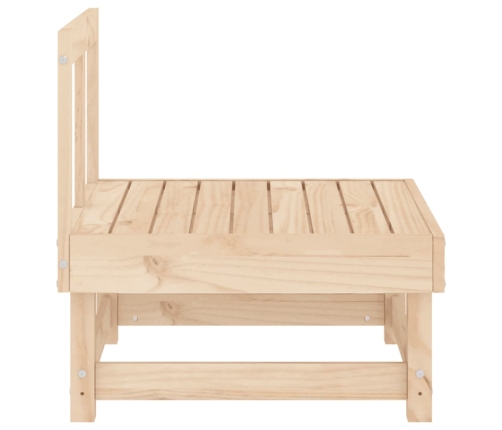 vidaXL vidējie dārza dīvāni, 2 gab., priedes masīvkoks