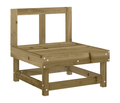 vidaXL vidējie dārza dīvāni, 2 gab., impregnēts priedes koks