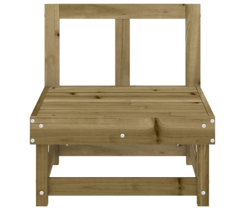 vidaXL vidējie dārza dīvāni, 2 gab., impregnēts priedes koks