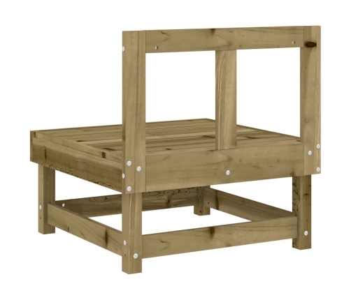 vidaXL vidējie dārza dīvāni, 2 gab., impregnēts priedes koks