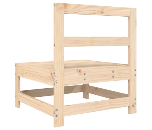 vidaXL vidējais dārza dīvāns, priedes masīvkoks