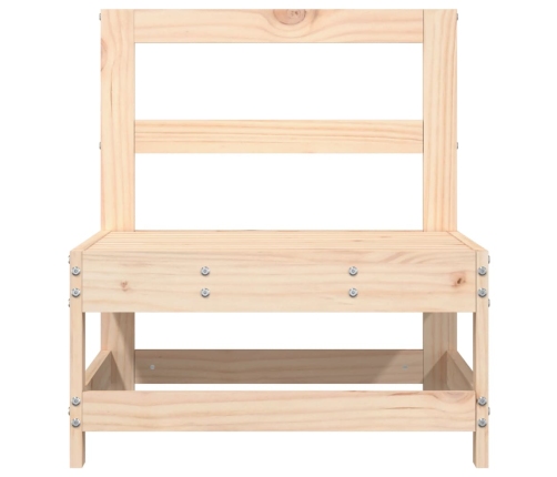 vidaXL vidējie dārza dīvāni, 2 gab., priedes masīvkoks