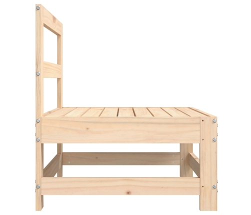 vidaXL vidējie dārza dīvāni, 2 gab., priedes masīvkoks