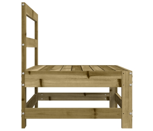 vidaXL vidējie dārza dīvāni, 2 gab., impregnēts priedes koks