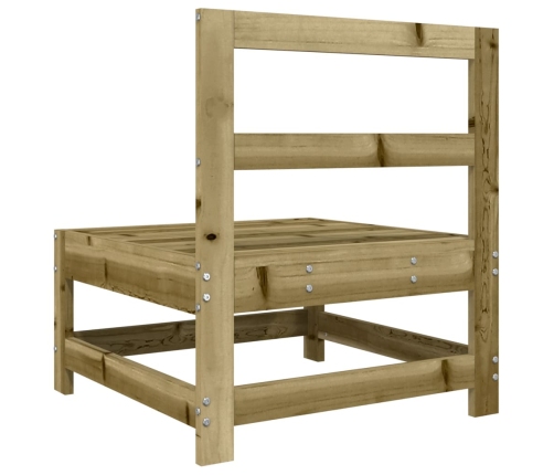 vidaXL vidējie dārza dīvāni, 2 gab., impregnēts priedes koks