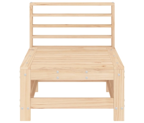 vidaXL vidējie dārza dīvāni, 2 gab., priedes masīvkoks