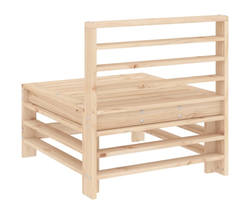 vidaXL vidējie dārza dīvāni, 2 gab., priedes masīvkoks