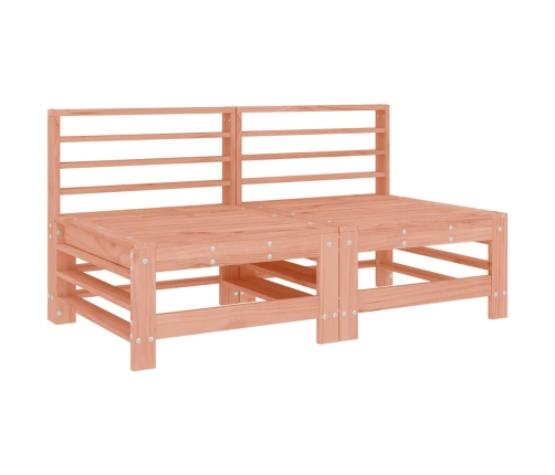 vidaXL vidējie dārza dīvāni, 2 gab., Duglasa egles masīvkoks