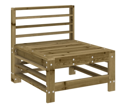 vidaXL vidējie dārza dīvāni, 2 gab., impregnēts priedes koks