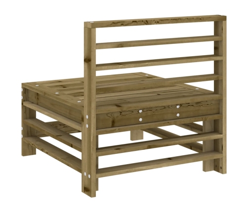 vidaXL vidējie dārza dīvāni, 2 gab., impregnēts priedes koks