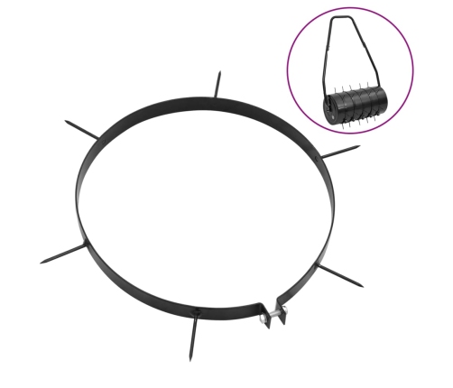 Zāliena Aeratora Skavas, 5 Gab., Ar Dzelkšņiem, Ø 30 Cm, Dzelzs Vidaxl