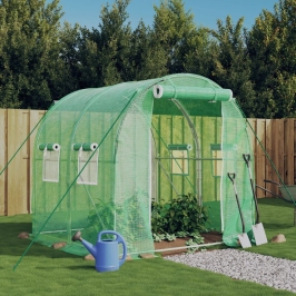 Siltumnīca Ar Tērauda Rāmi, Zaļa, 4 M², 2X2X2 M Vidaxl Siltumnīca Ar Tērauda Rāmi, Zaļa, 4 M², 2X2X2 M Vidaxl