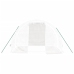 vidaXL siltumnīca ar tērauda rāmi, balta, 6 m², 3x2x2 m