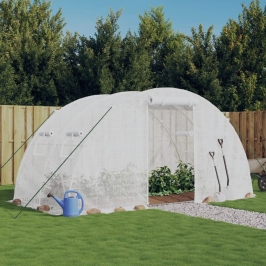 Siltumnīca Ar Tērauda Rāmi, Balta, 8 M², 4X2X2 M Vidaxl Siltumnīca Ar Tērauda Rāmi, Balta, 8 M², 4X2X2 M Vidaxl