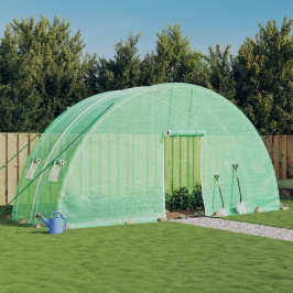 Siltumnīca Ar Tērauda Rāmi, Zaļa, 12 M², 6X2X2,85 M Vidaxl