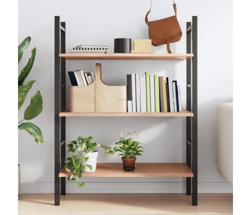 vidaXL sienas plaukts, gaiši brūns, 80x50x2 cm, ozola masīvkoks