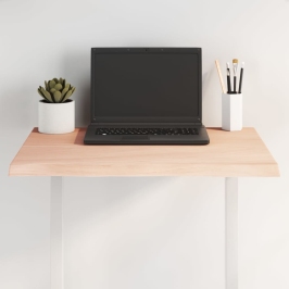 Galda Virsma, 60X60X2 Cm, Neapstrādāts Ozola Masīvkoks Vidaxl