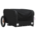 vidaXL velosipēda piekabe, 30 kg, melna, dzelzs