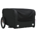 vidaXL velosipēda piekabe, 45 kg, melna, dzelzs