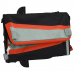 vidaXL velosipēda piekabe, 30 kg, melna un oranža, dzelzs