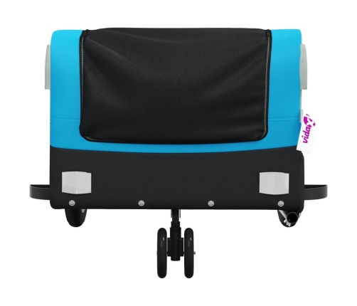 Velosipēda Piekabe, 30 Kg, Melna Un Zila, Dzelzs Vidaxl