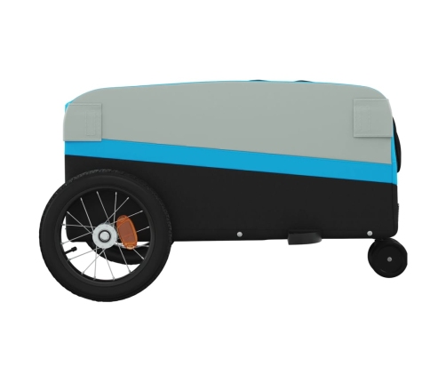 Velosipēda Piekabe, 30 Kg, Melna Un Zila, Dzelzs Vidaxl
