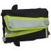 vidaXL velosipēda piekabe, 30 kg, melna un zaļa, dzelzs