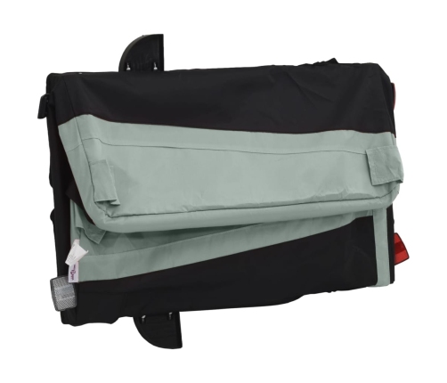Velosipēda Piekabe, 45 Kg, Melna Un Pelēka, Dzelzs Vidaxl