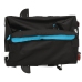 vidaXL velosipēda piekabe, 30 kg, melna un zila, dzelzs