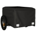 vidaXL velosipēda piekabe, 30 kg, melna, dzelzs