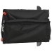 vidaXL velosipēda piekabe, 45 kg, melna, dzelzs