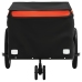 Velosipēda Piekabe, 30 Kg, Melna Un Oranža, Dzelzs Vidaxl