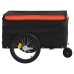 Velosipēda Piekabe, 30 Kg, Melna Un Oranža, Dzelzs Vidaxl